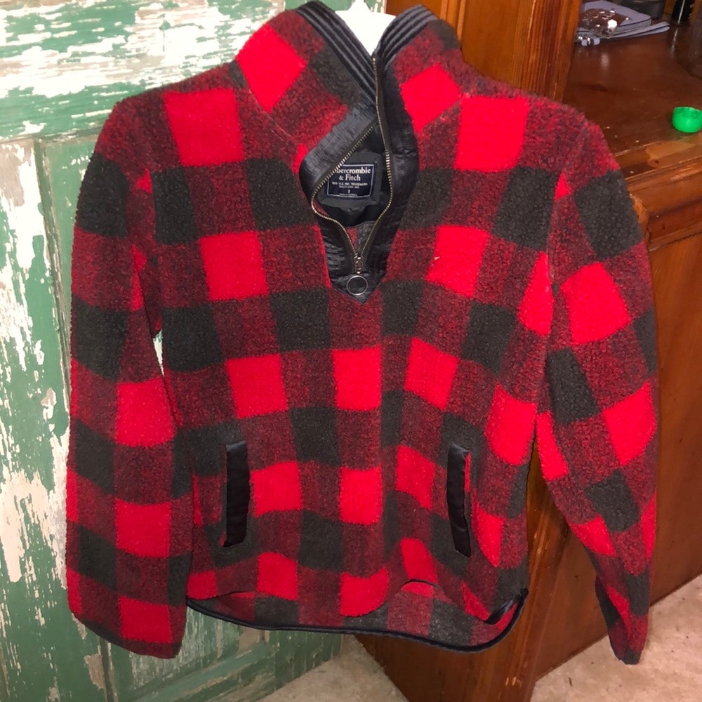 Abercrombie and Fitch sherpa sweatshirt